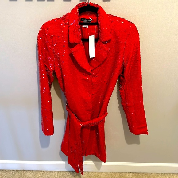 Venus Sequin Blazer - Picture 1 of 10